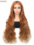 Colored Ginger Blonde 9X6 Glueless Lace Front Human Hair Wig Ready To Go&Wear Glueless Body Wave Lace Wig Burgundy Straight Wigs Hair Wig by DSERS / AliHairs Store