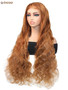 Colored Ginger Blonde 9X6 Glueless Lace Front Human Hair Wig Ready To Go&Wear Glueless Body Wave Lace Wig Burgundy Straight Wigs Hair Wig by DSERS / AliHairs Store