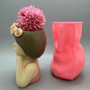 Cute girl flower pot silicone mold used to make gypsum resin concrete living room balcony decoration ornaments by DSERS