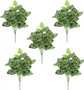 5Pcs Watermelon Peperomia Artificial Plant 12.9"