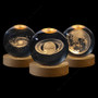 Common Good 5cm Unique 3D Crystal Ball Night Light, Birthday Gift for Kids, glowing galaxy lamp.