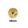 Brass Copper Dice Set - Creative Bar Tool Mahjong Gaming Accessories 15mm