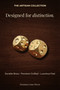 OFS Brass Copper Dice Set, 15mm, two shiny gold dice on a wooden background.