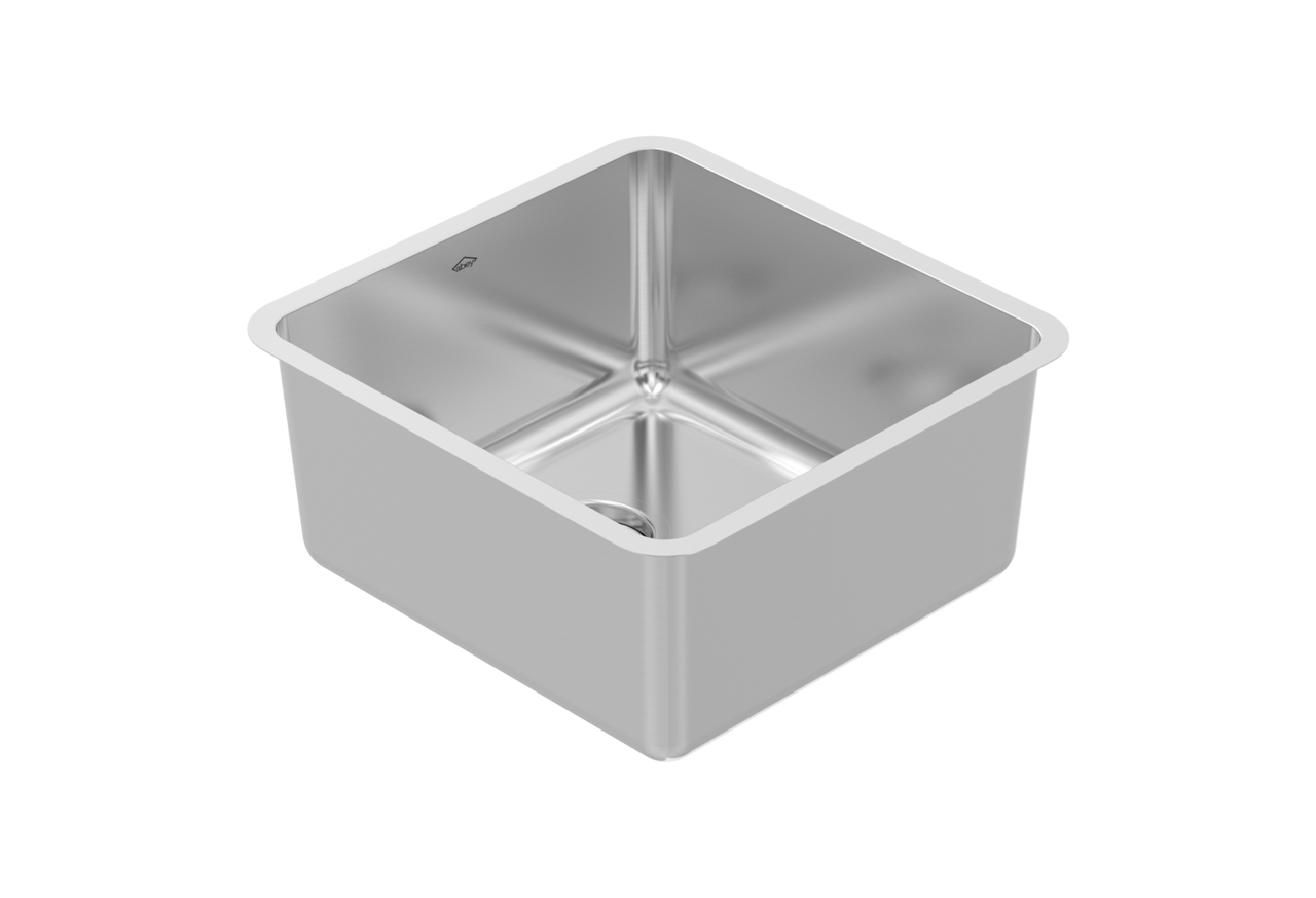 Abey Lago 380mm Single Bowl Sink With Accessories NL100 Berloni