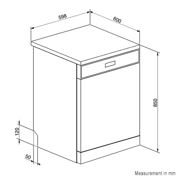 SMEG FREESTANDING DISHWASHER CUTLERY TRAY DWA6314X2