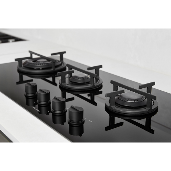 Barazza 110cm Mood Black Gas On Glass Cooktop 1PMD104B Berloni