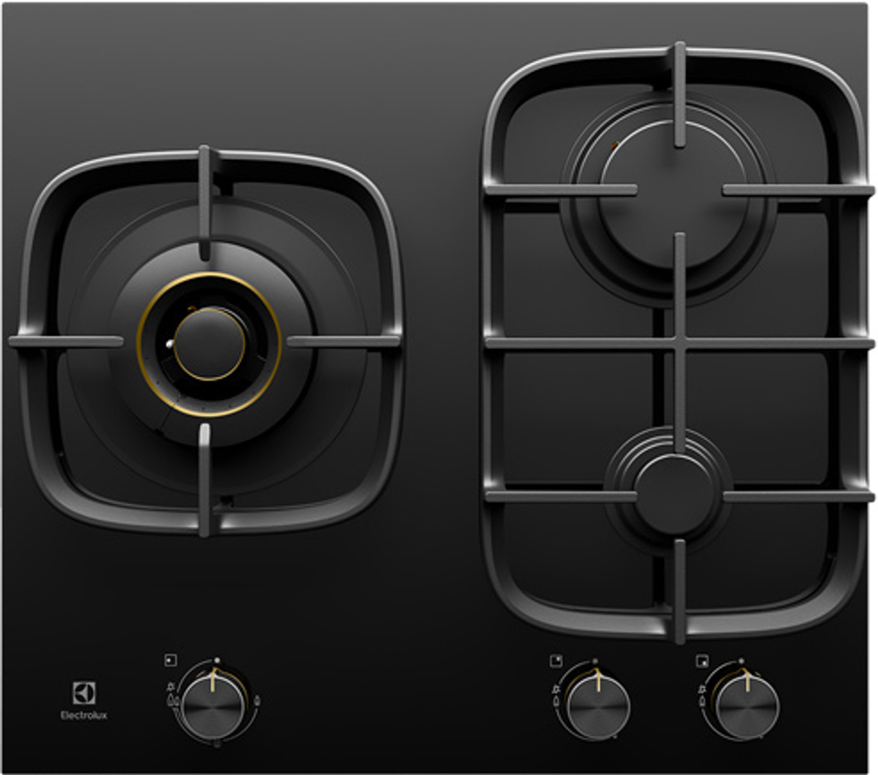 Electrolux gas 2024 on glass hob