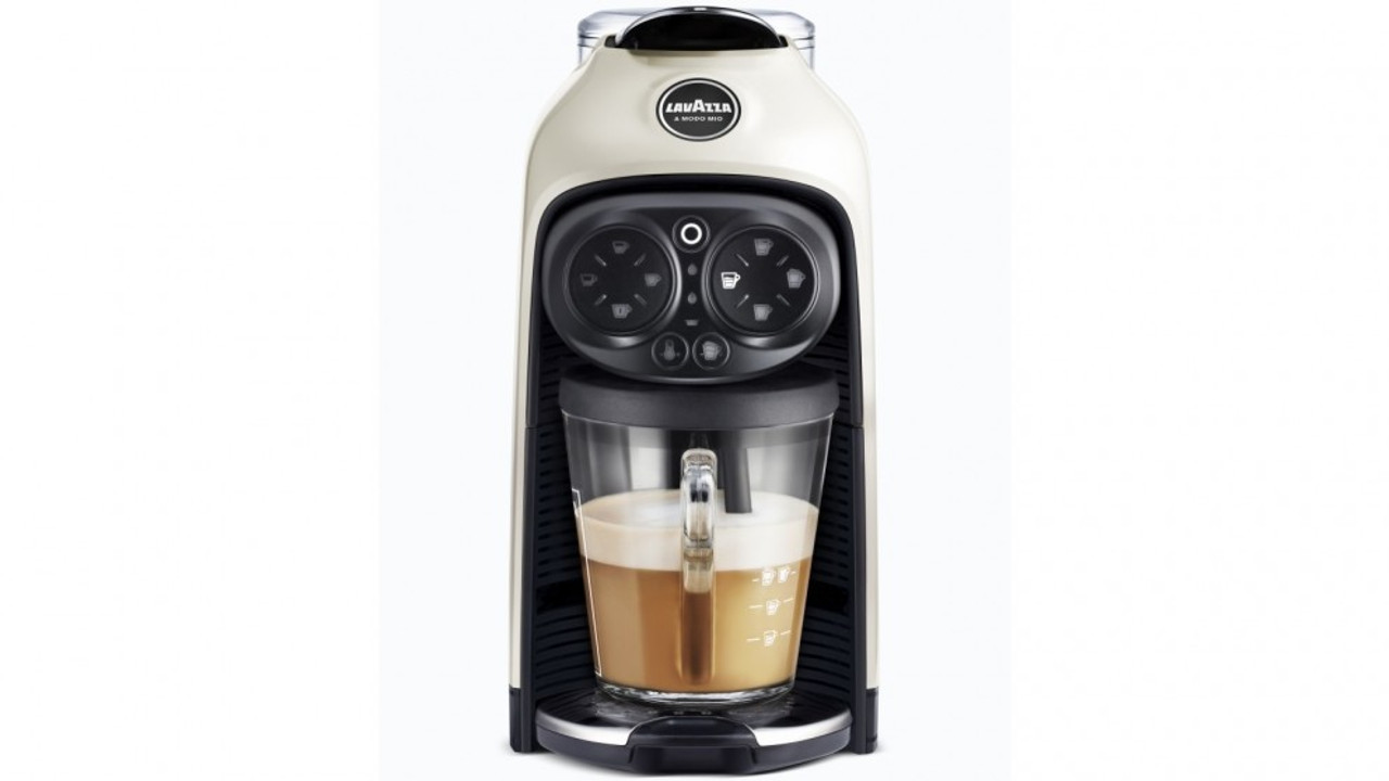 Lavazza A Modo Mio Desea Capsule Coffee Machine - White Cream