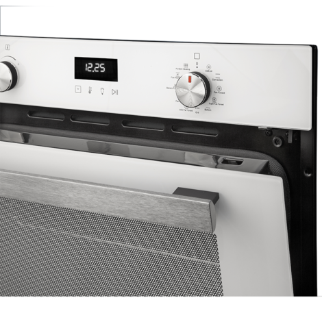 Artusi 60cm White BuiltIn Pyrolytic Oven CAO610WP Berloni Appliances