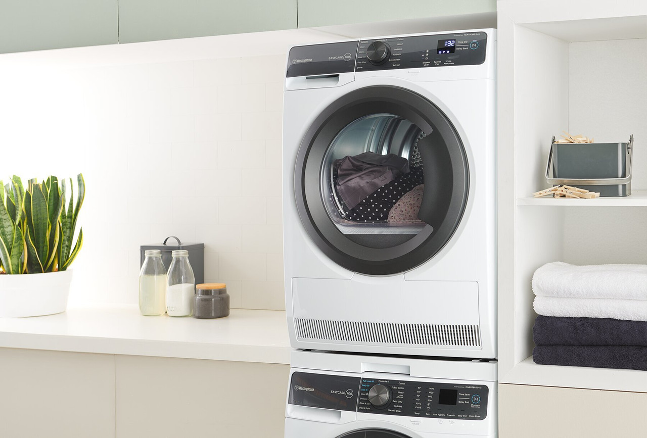 Westinghouse 8Kg 500 Series Heat Pump Dryer WDH804N7WA Berloni Appliances