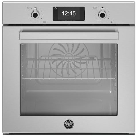Bertazzoni 60cm Stainless Steel Professional Pyrolytic Total Steam Oven - TFT Display - F6011PROVPTX/23
