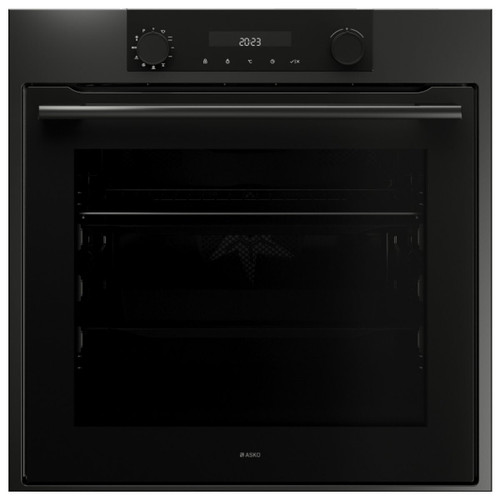 Asko 60cm Craft Black Pyrolytic Oven - OP8637A1 - EX DISPLAY*