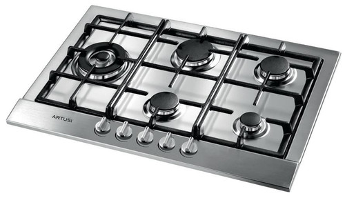 Artusi 70cm Gas Cooktop - 5 Burner - AGH70XFFD Ex Display* Artusi 70cm Gas Cooktop - 5 Burner - AGH70XFFD Ex Display*