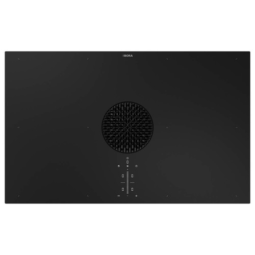 Bora X Pure Rough 83cm Black Induction Cooktop with Integrated Cooktop Extractor - PUXA2R