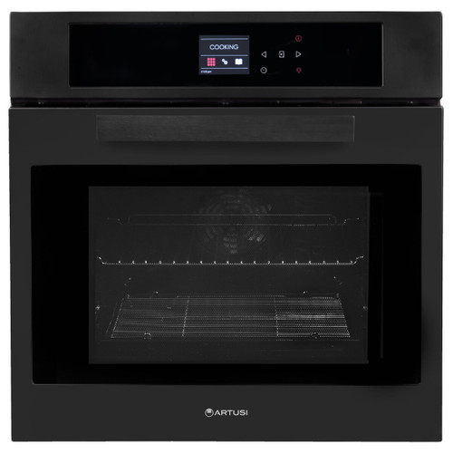 Artusi 60cm Black Multifunction Electric Built In Oven - AO6000MB
