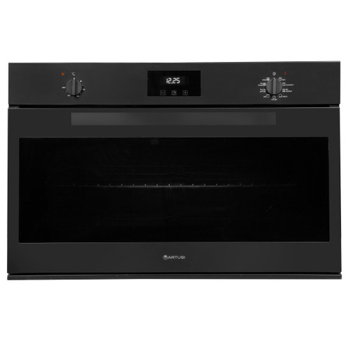 Artusi 90cm Matte Black Multifunction Electric Built In Oven - AO9100MB