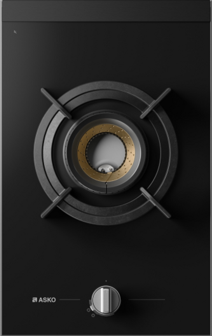 Asko Black Ceramic Glass Domino Gas Cooktop - HG8313BGD1