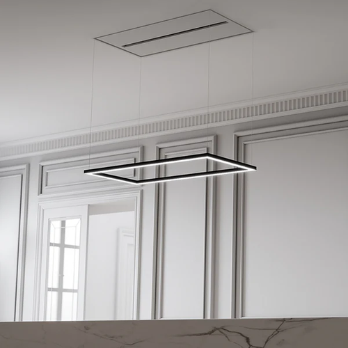 Sirius Valentina 930mm 'The Kite' Black Ceiling Cassette - Offboard Motor - SLT978EMELXS+MOTOR