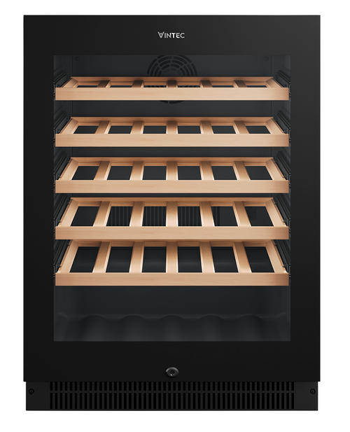 Vintec 41 Bottle Black Single Zone Wine Fridge - VWS820SCB-X Vintec 41 Bottle Black Single Zone Wine Fridge - VWS820SCB-X