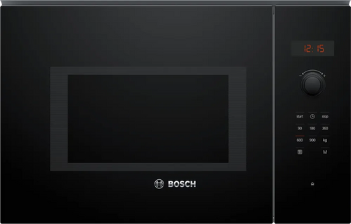 Bosch 25L Black Built-In Microwave - Series 4 - BFL553MB1A