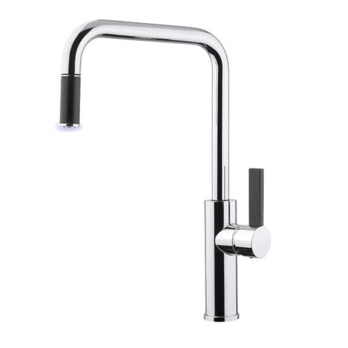 Armando Vicario Chrome Luz High Head Pull-Out Tap - LUZ-LF (Lead Free)