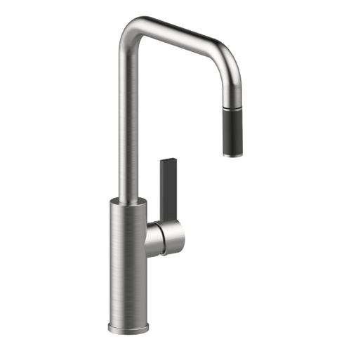 Armando Vicario Brushed Nickel Luz High Head Pull-Out Tap - LUZ-BN-LF (Lead Free)