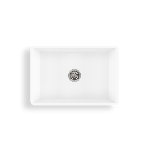 Oliveri Sicily White Fireclay Farmhouse Undermount Sink - SC-WH1982U