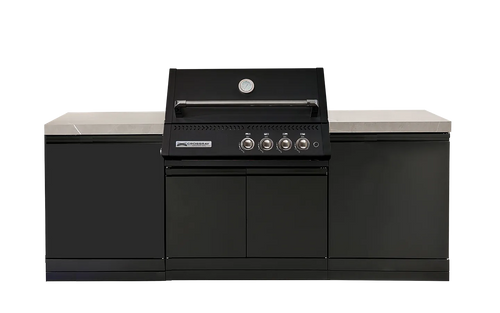 Crossray Black Compact XPlor Gas Outdoor Kitchen - GD4XKBLK-2
