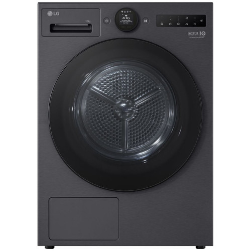 LG 10kg Matte Black AI Heat Pump Dryer - Series 9 - DXH9-10MB