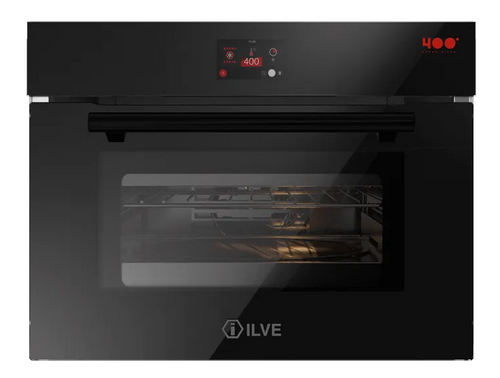 Ilve 45cm 400 Degree Celsius Professional Plus Compact Multi-function Oven With Pizza Mode - 645SZTCT4