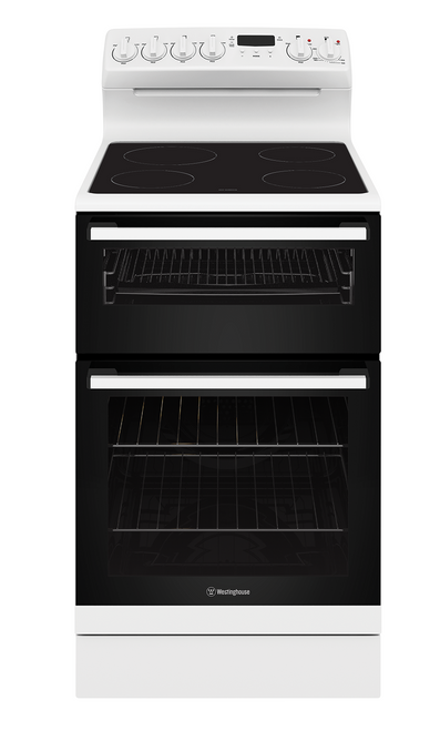 Westinghouse 54cm White Electric Freestanding Cooker - WLE543WCB