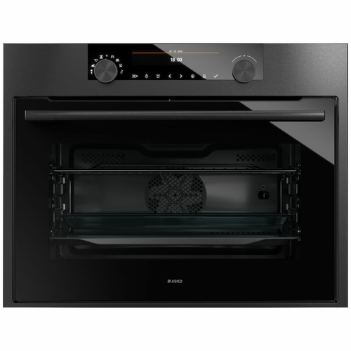 Asko Craft 45cm Combi Microwave Oven - Black Steel - OCM8487B - EX DISPLAY* (001)