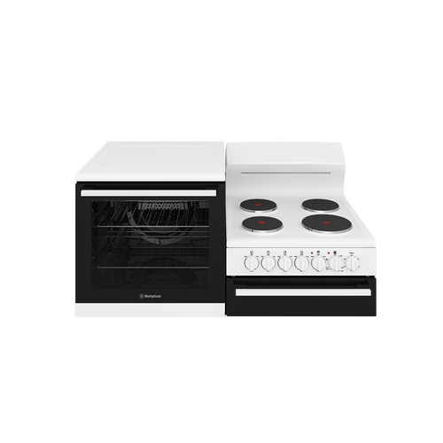 Westinghouse White Elevated Electric Freestanding Cooker - WDE132WC