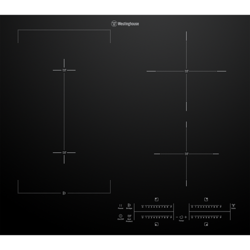 Westinghouse 60cm 4 Zone Induction Cooktop - WHI645BE