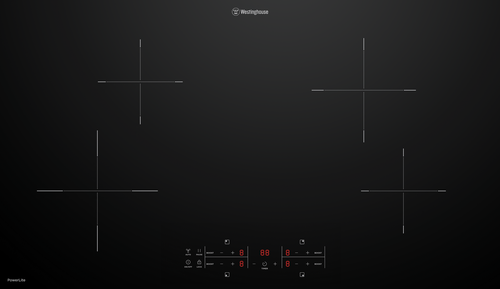 Westinghouse 90cm 4 Zone Induction Cooktop - WHI942BE