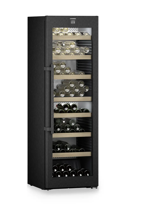 Liebherr 436L BlackSteel  Vinidor Multi-Zone Freestanding Wine Fridge - WPBD5262