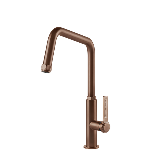 Gessi Officine Brushed Copper Concealed Tap - 60051#708