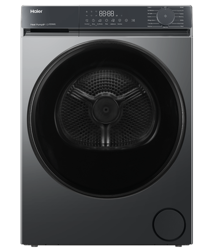Haier 300 Series 8kg Black Heat Pump Dryer - HDHPS80KB1