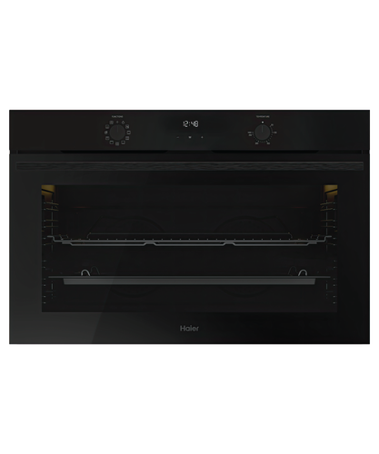 Haier 300 Series 90cm Black Built-In Oven - HWO90S11EB3