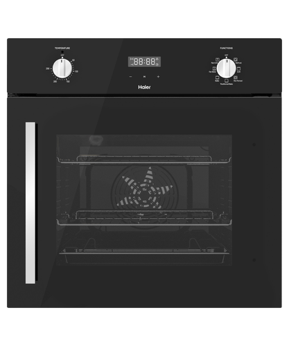 Haier 300 Series 60cm Black Built-In Oven - HWOS60S7EB1