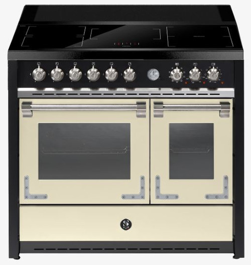 Steel 100cm Oxford Double Oven Induction Freestanding Cooker - 5 Zone - X10FF-5FIW
