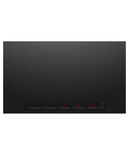 Fisher & Paykel 90cm 5 Zone Induction Cooktop With Smartzone - Series 7 - CI905ZDTB5