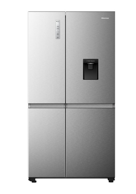 Hisense 649L Stainless Steel Side-by-Side Fridge - HRSBS649SW