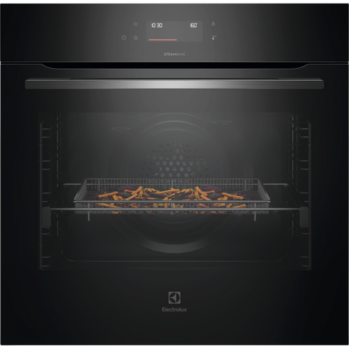 Electrolux 60cm Black Pyrolytic Oven With AirFryPlus & Food Probe - 600 Series - EVEP6616DF