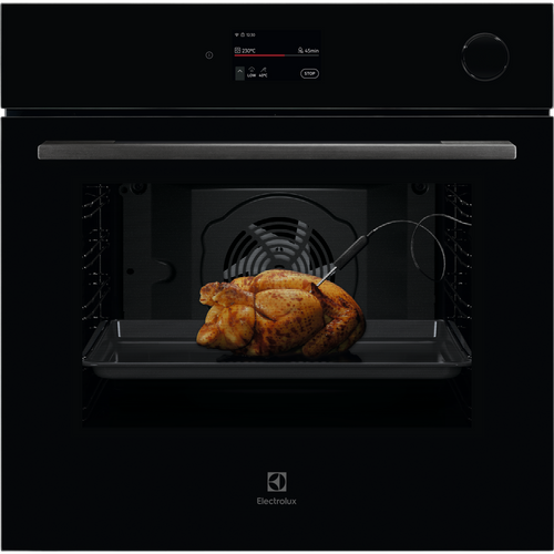 Electrolux 60cm Black Pyrolytic Oven With SteamCrisp - 700 Series - EVEP6818BF