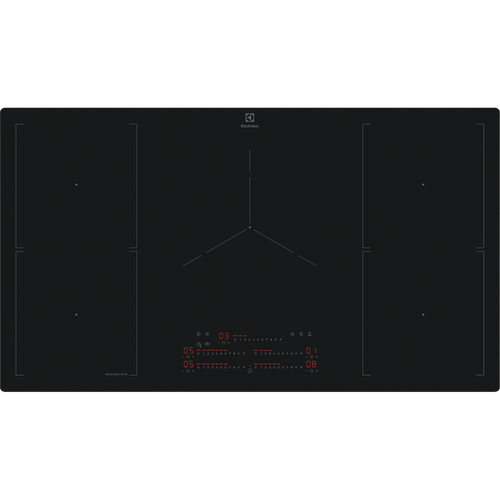 Electrolux 90cm Matte Black 5 Zone Induction Cooktop - 800 Series - KIS97550IT