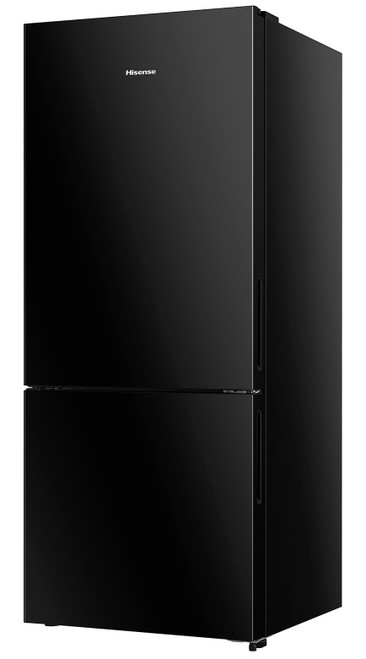 Hisense 417L Black Bottom Mount Fridge / Freezer - HRBM417C