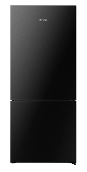 Hisense 417L Black Steel Bottom Mount Fridge / Freezer - HRBM418B