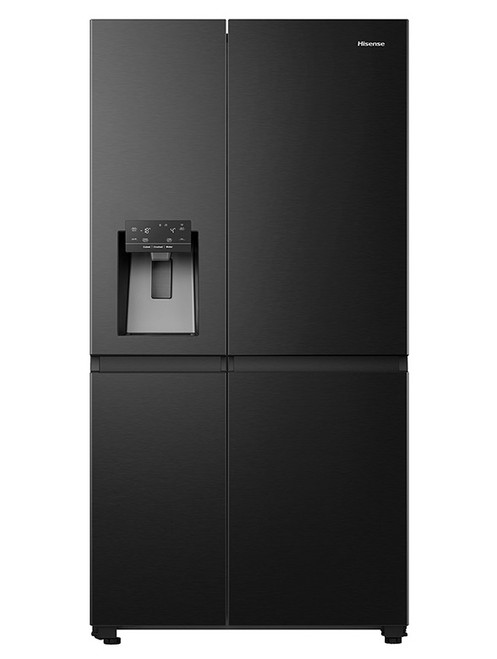 Hisense 632L Black PureFlat Infinite Side-by-Side Fridge - HRSBS632BW