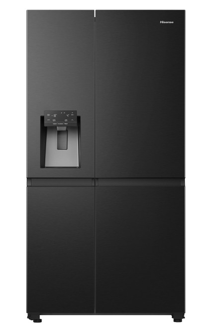 Hisense 632L Black Side-by-Side Fridge - HRSBS633BW